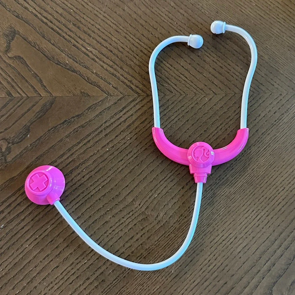 Barbie Kiss and Care Vet Doctor Nurse Stethoscope Replacement Hot Pink 7.25 inch